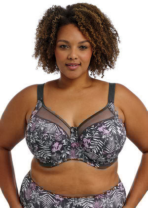 Kayla Banded Bra Charcoal Kayla  Charcoal