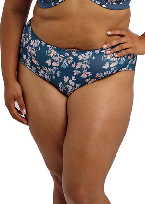 Kayla Brief Teal Blossom Kayla  Teal Blossom