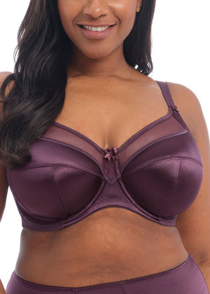 Keira Banded Bra Damson Keira  Damson