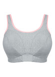 Goddess Goddess Sport Soft Cup Sports Bra Gray Heather Goddess Sport Sport-BH Gray Heather