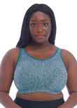Goddess Goddess Sport Soft Cup Sports Bra Teal Heather Goddess Sport Sport-BH Teal Heather